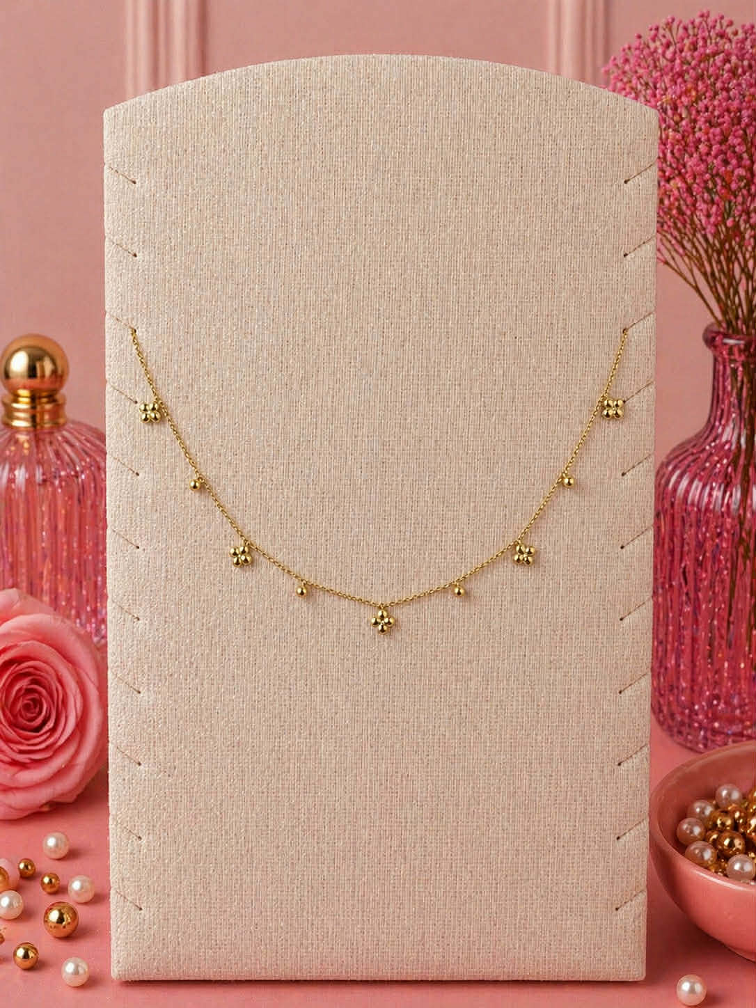 Collier Flora - Collection Lumière d'or