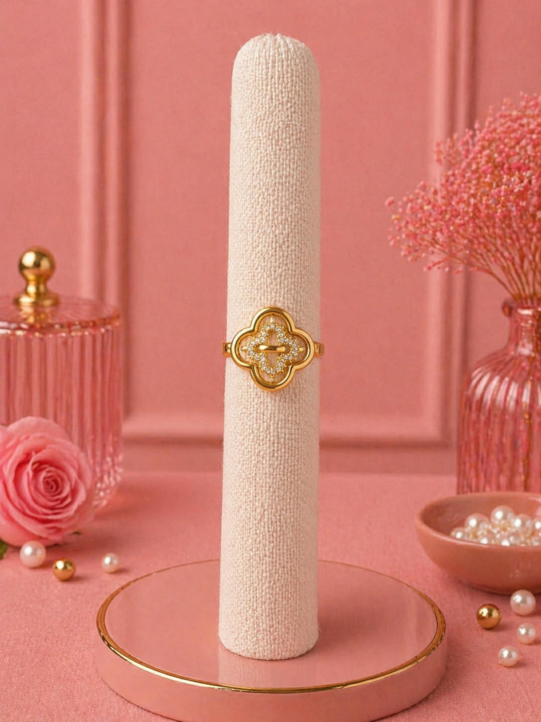 Bague Trèfle éclat - Collection Eclat Doré