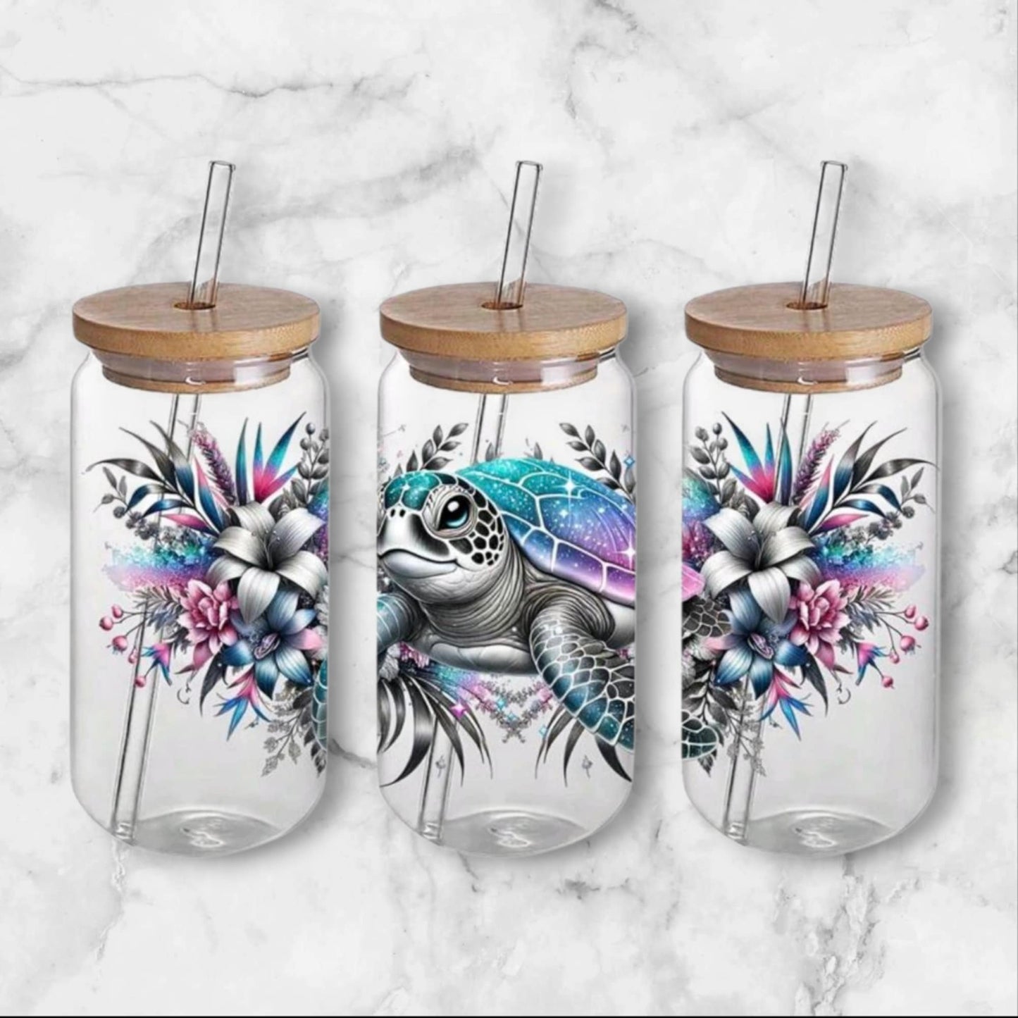 Verre Tortue de Mer