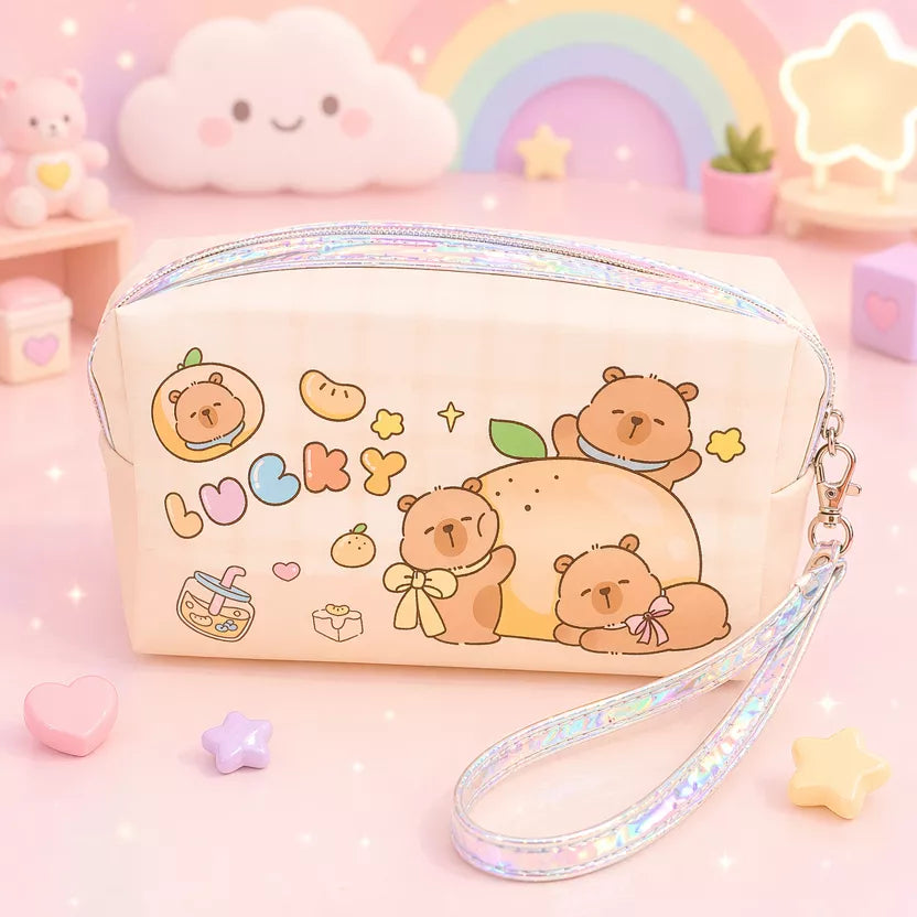 Précommande Trousse de toilette Capybara Kawaii