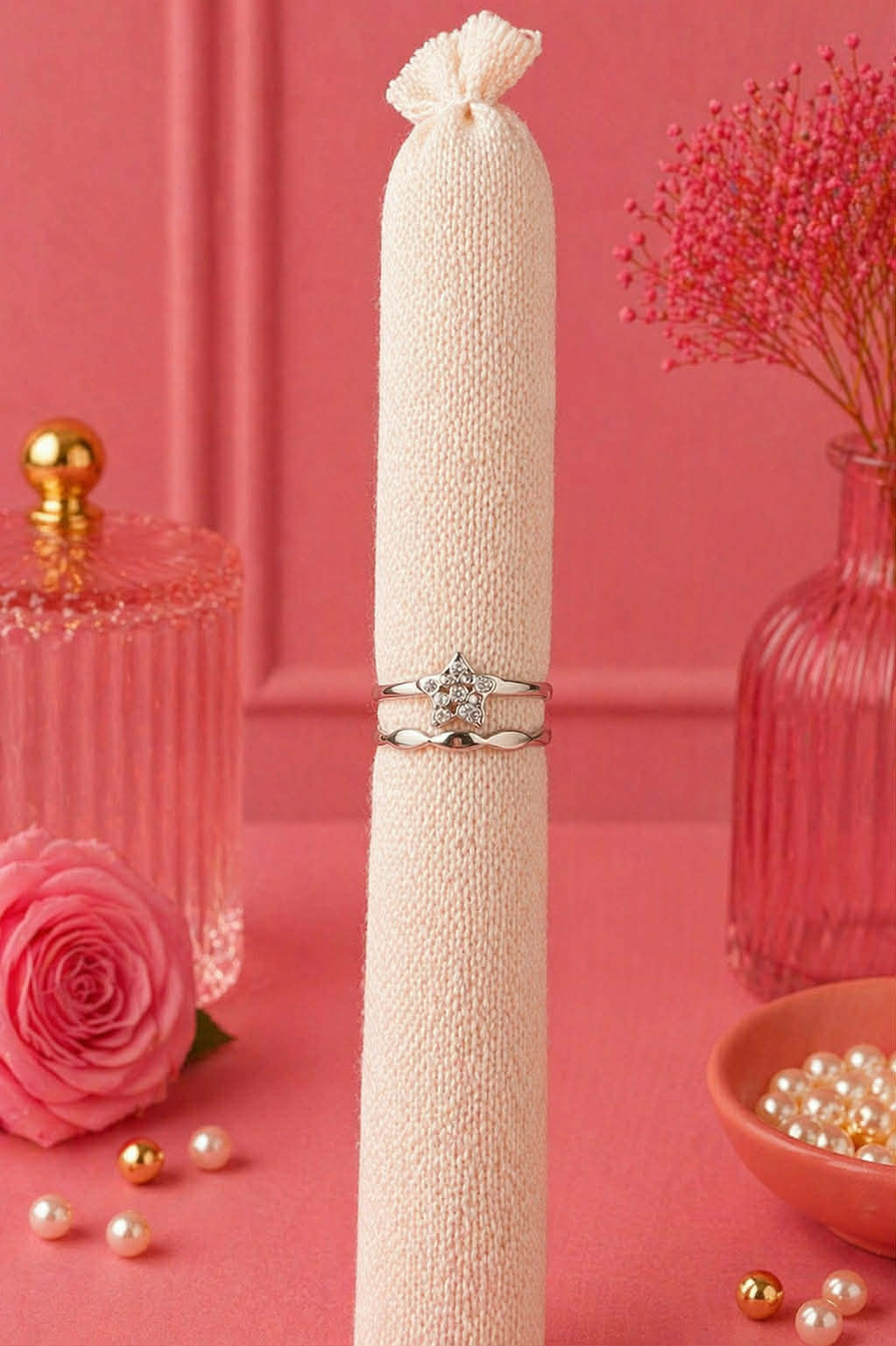 Bague Etoile Fine - Collection Eclat Argenté