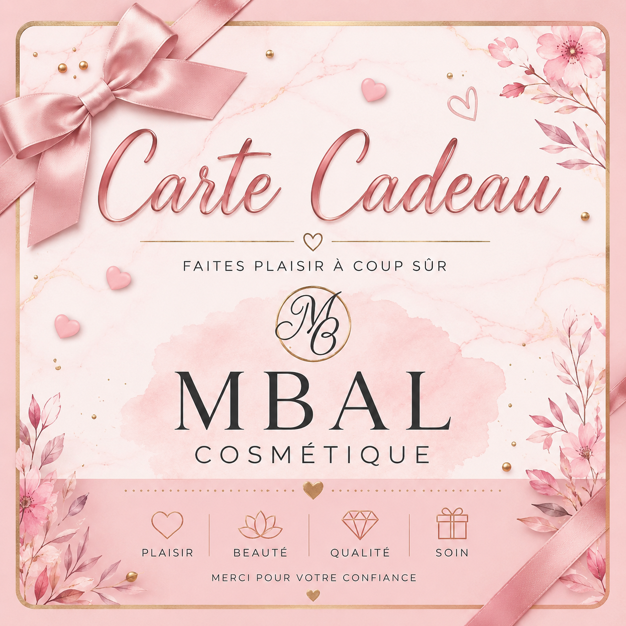 Carte-Cadeau MBALcosmétique
