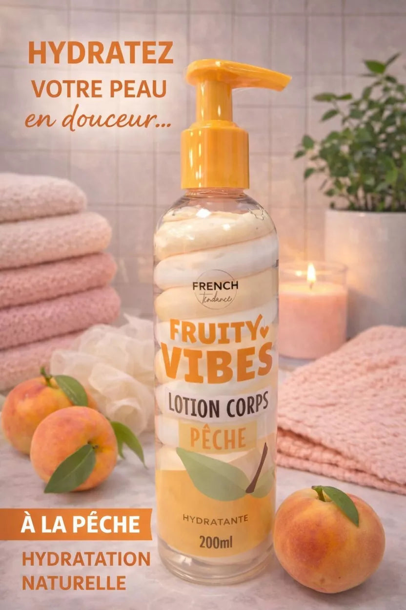 Lotion Corps Hydratante – Pêche – 200 ml
