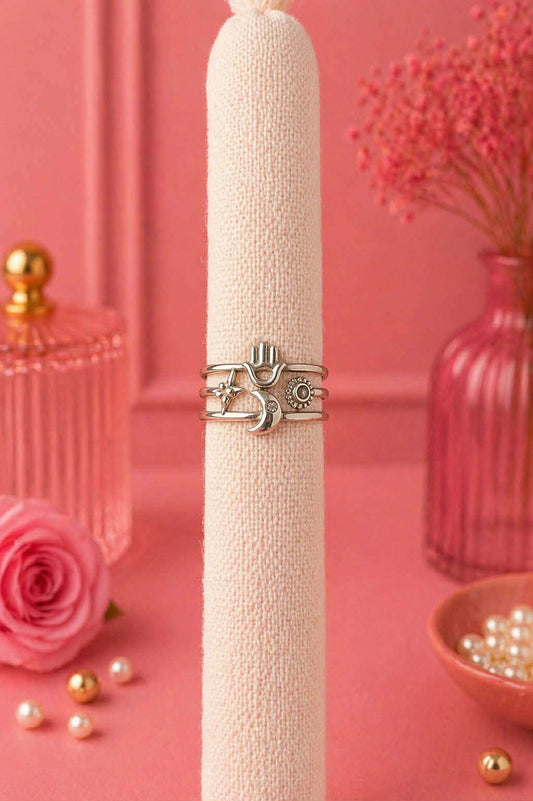 Bague Aura Mystique - Collection Eclat Argenté