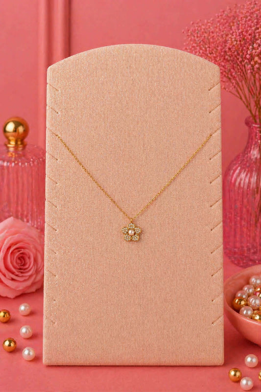 Collier Fleur de Perle - Collection Lumière d'or