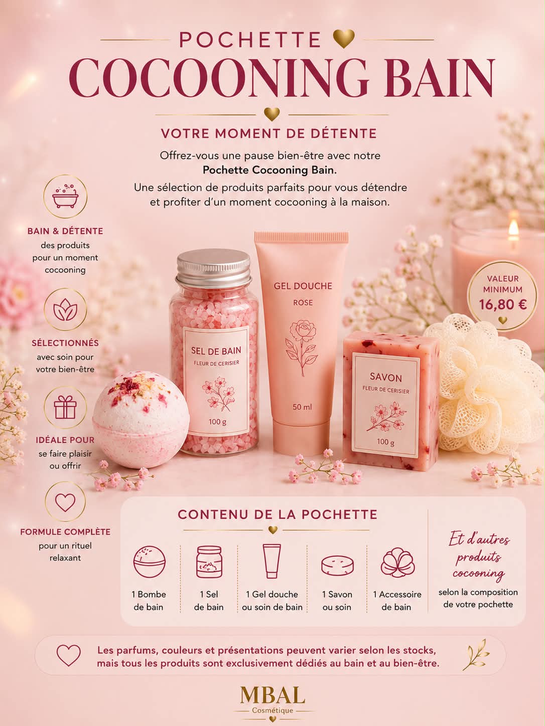 Pochette Cocooning Bain