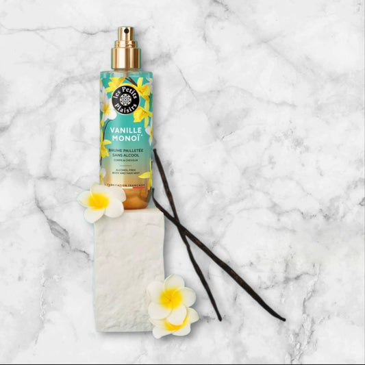 Brume Parfumée Pailletée " Vanille, Monoï ( 200ml )
