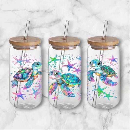 Verre Tortue de Mer
