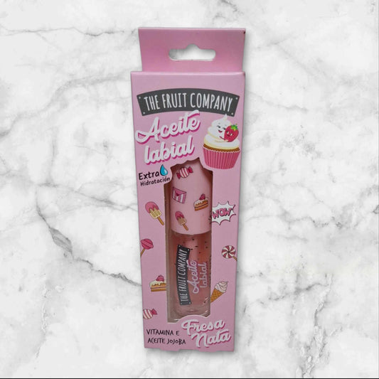 Huile pour lèvre fraise chantilly