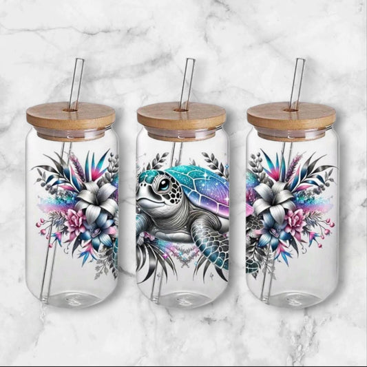 Verre Tortue de Mer