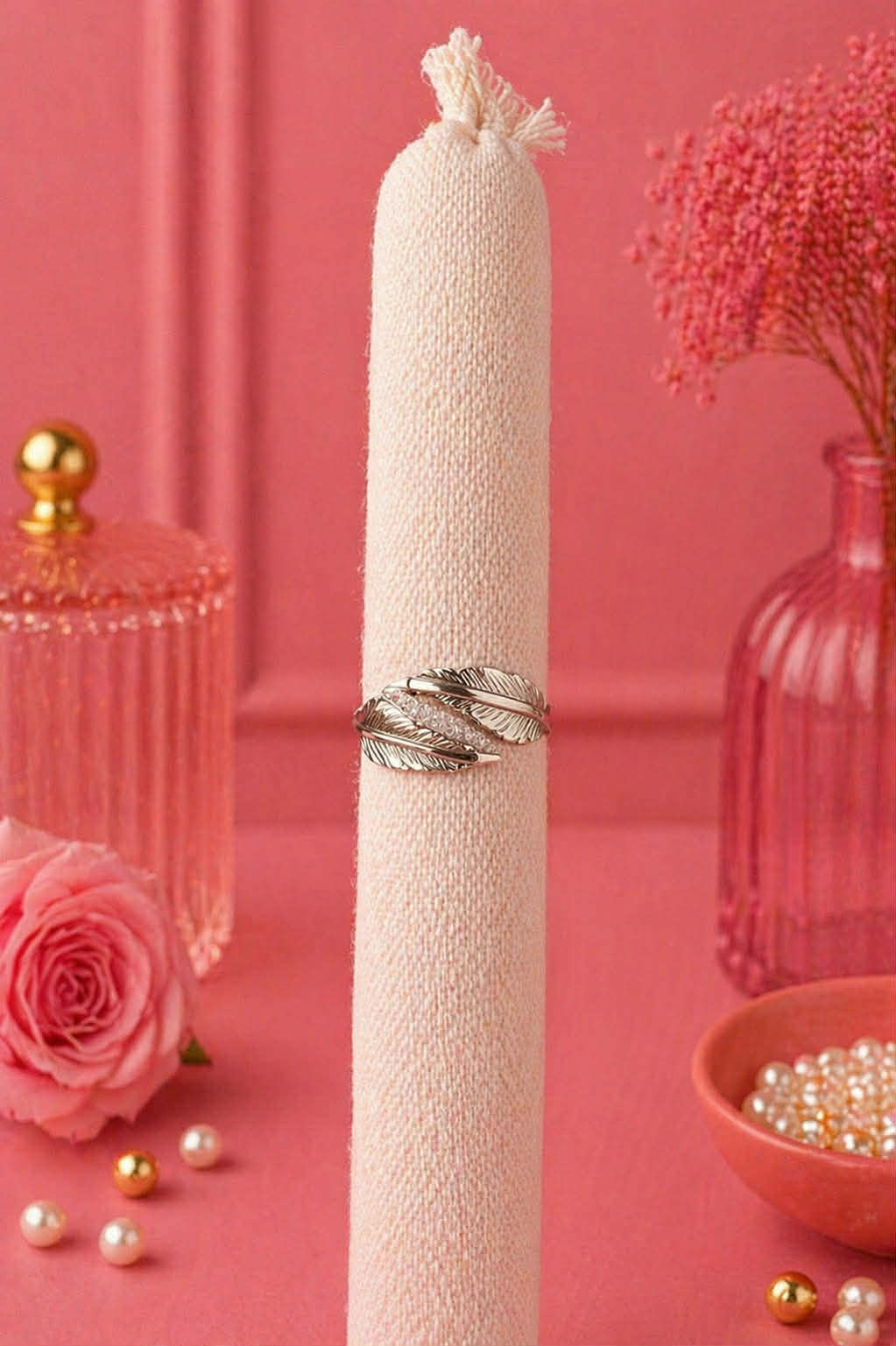 Bague Plume d'éclat - Collection Eclat Argenté