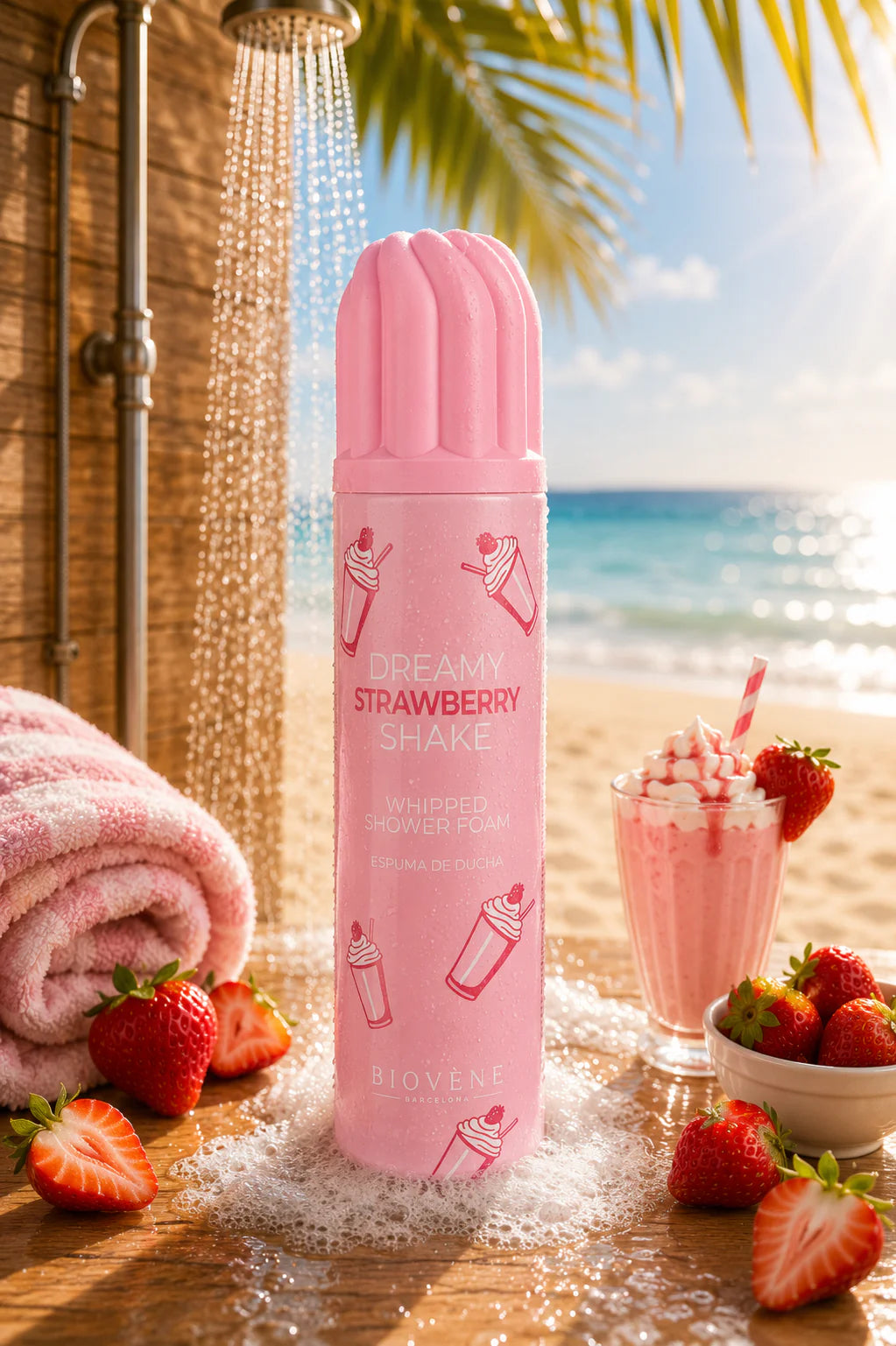 Mousse de Douche Fouettée Dreamy Strawberry Shake