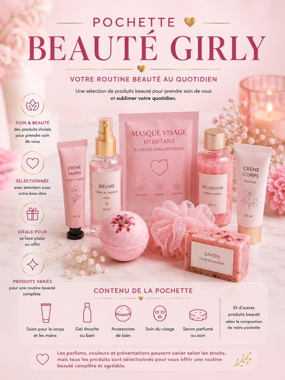 Pochette Girly Beauté
