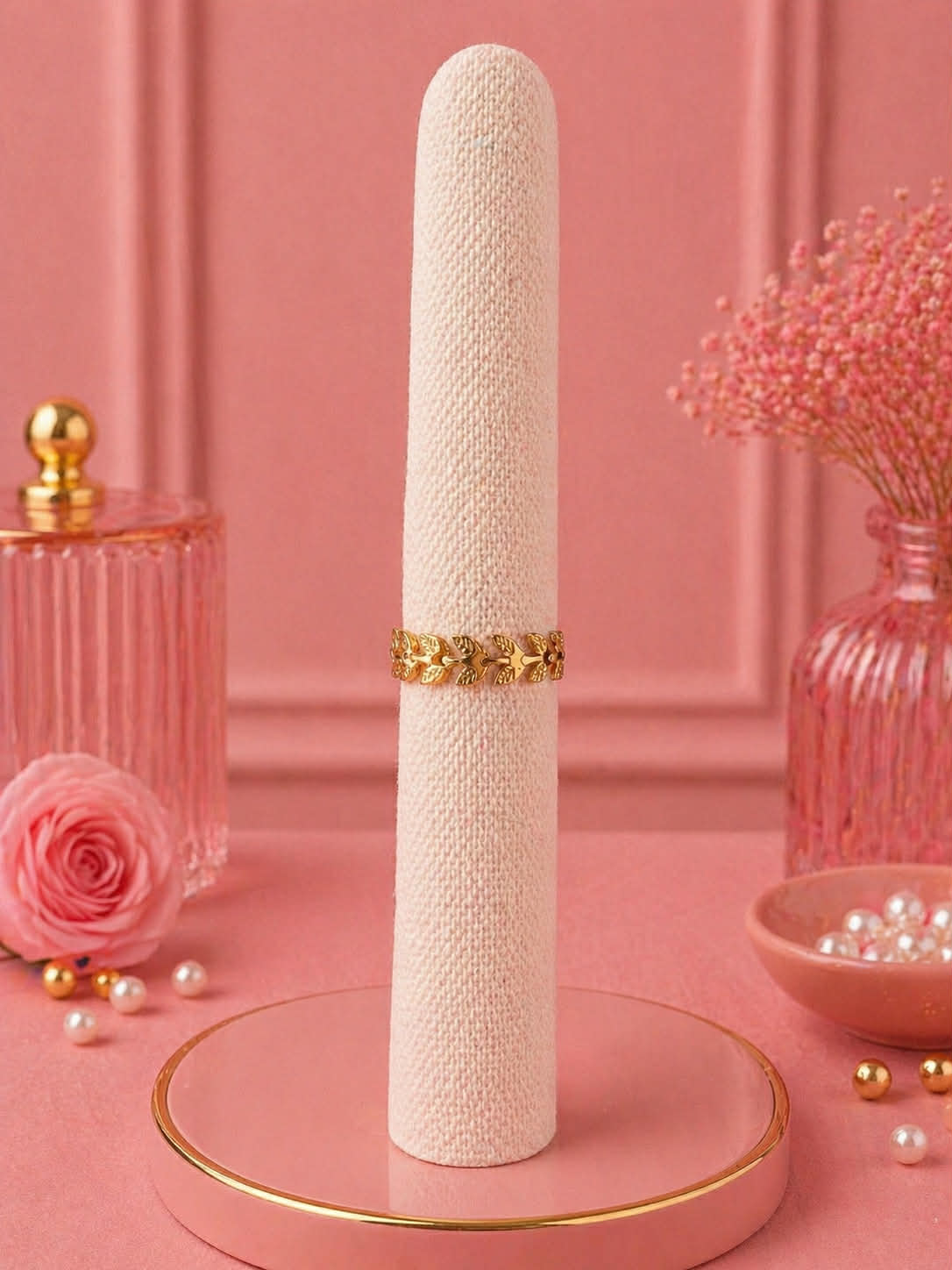 Bague Feuillage Chic - Collection Eclat Doré
