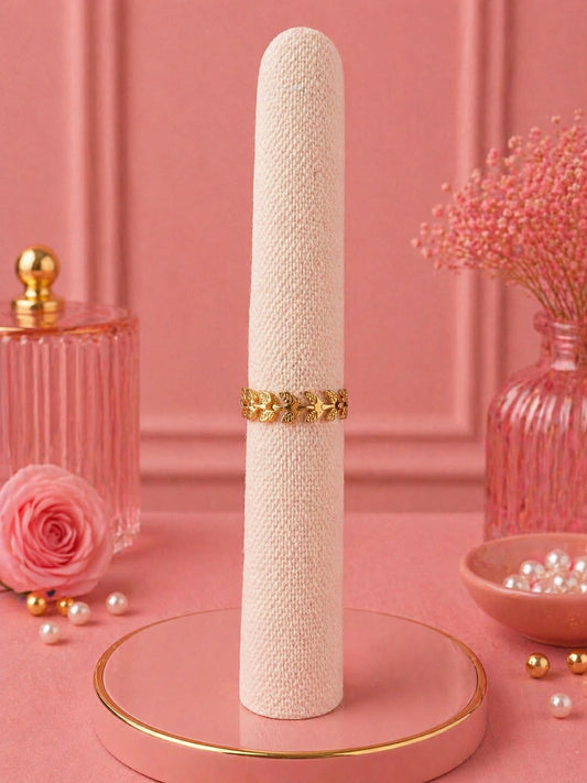 Bague Feuillage Chic - Collection Eclat Doré