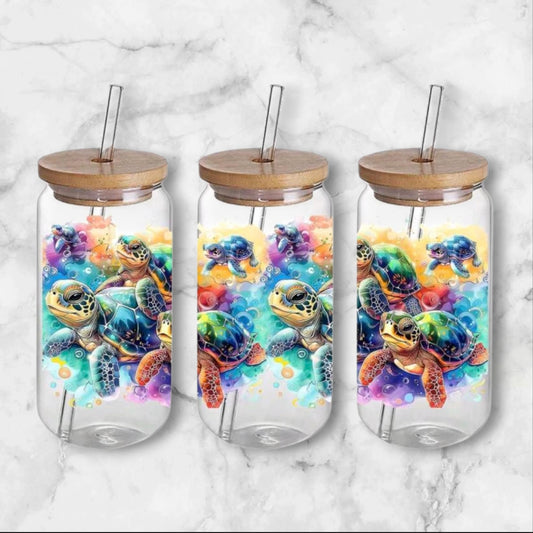 Verre Tortue de Mer