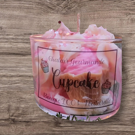 Bougie verrine cup cake