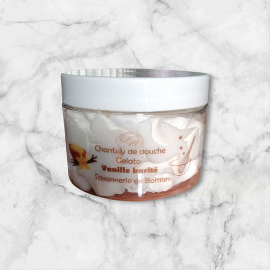 🤍 Chantilly de Douche – Vanille Karité (100g)
