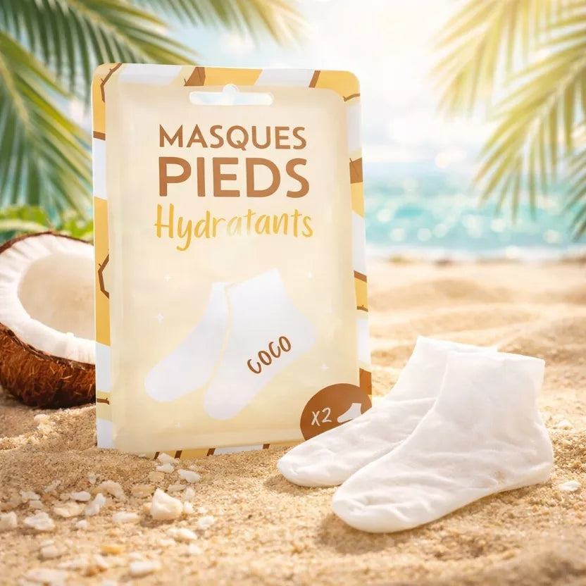 Masque hydratant pieds - Senteur Coco