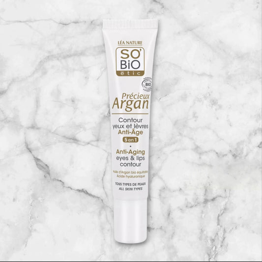 Contour yeux et lèvres anti-âges