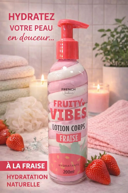 Lotion Corps Hydratante – Fraise – 200 ml